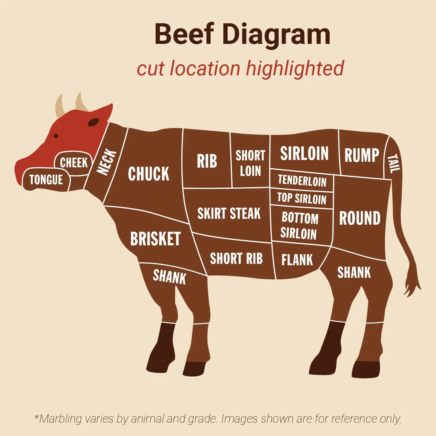Halal Beef Brain