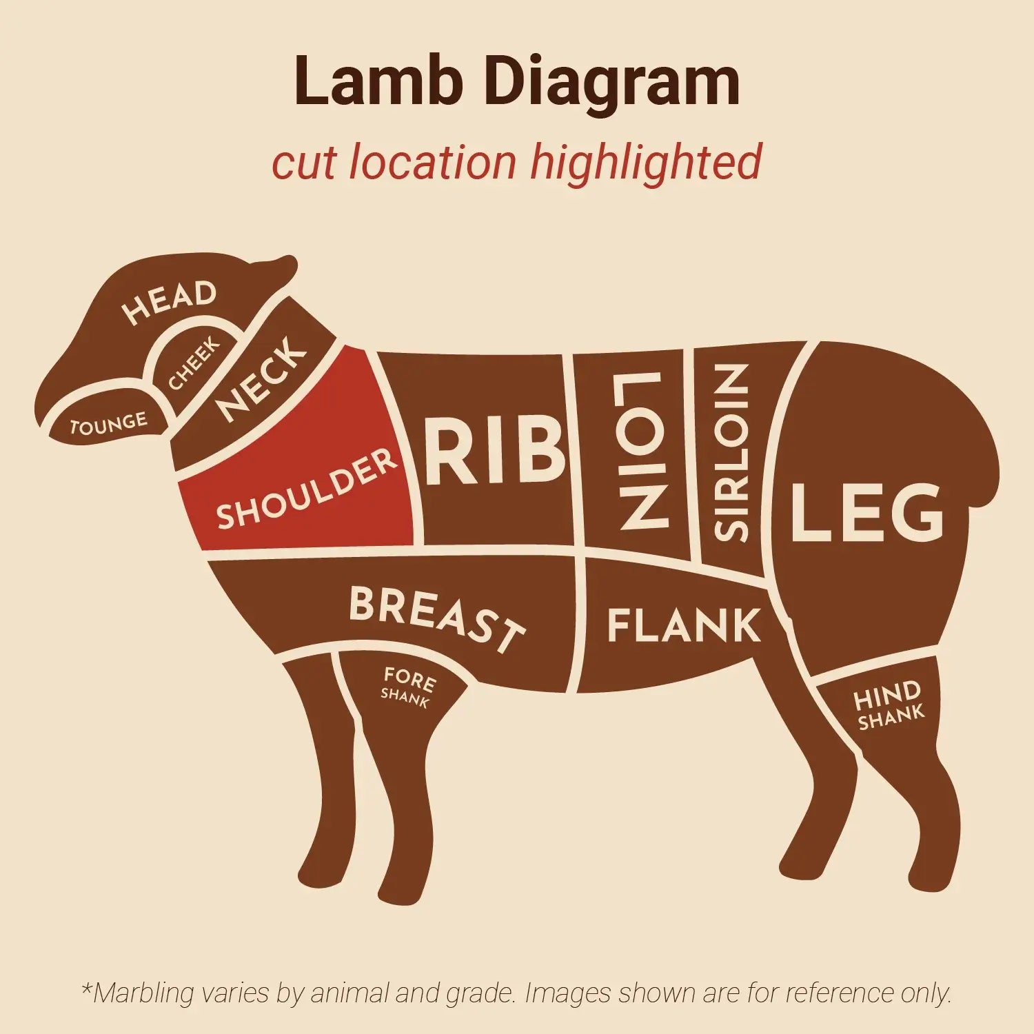 Halal Diced & Cubed Lamb Shoulder
