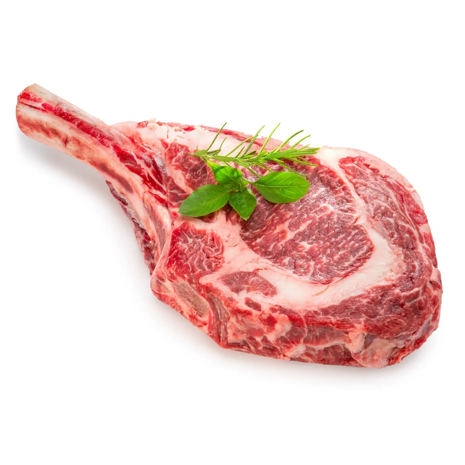 Halal Tomahawk Steak USDA Choice 2″ Thick – Vacuum-Packed Single Piece
